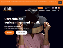 Tablet Screenshot of musicpartner.se